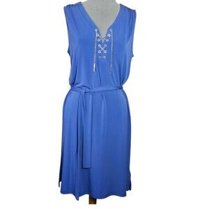 Michael Kors Sleevless Belted Dress Size Medium